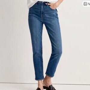 Madewell The Curvy Perfect Vintage Jean Preppy Medium Wash Size 26 High Rise